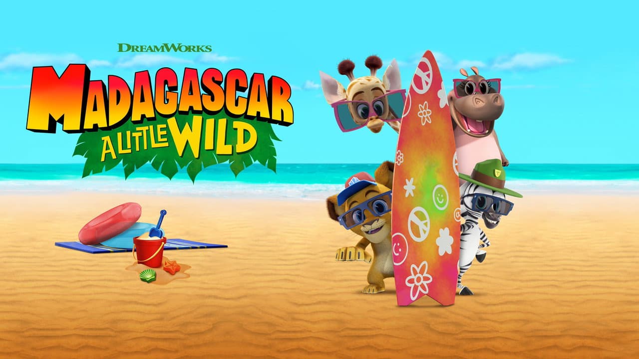 Madagascar: A Little Wild — backdrops with title 6