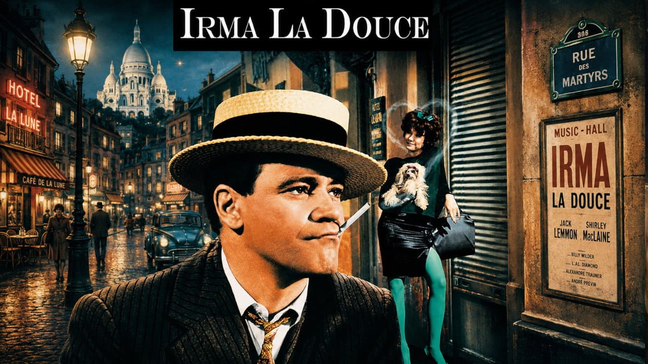 Irma la Douce — backdrops with title 1