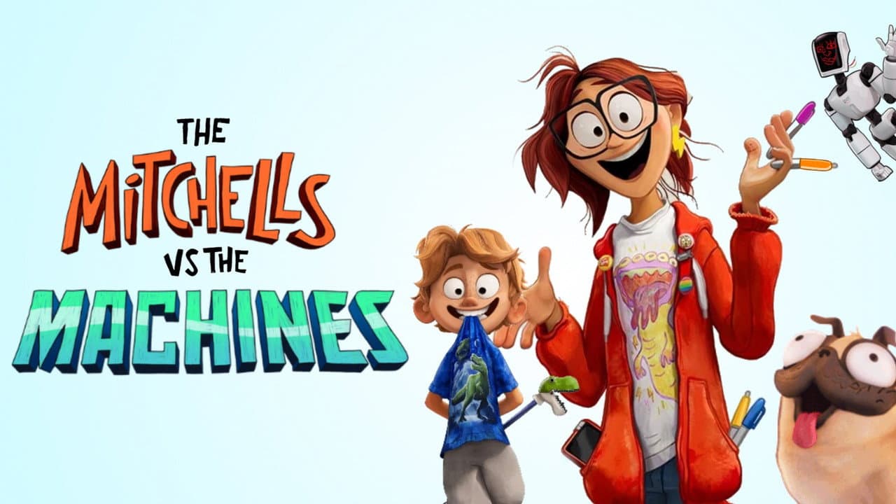 The Mitchells vs. the Machines — backdrops with title 4