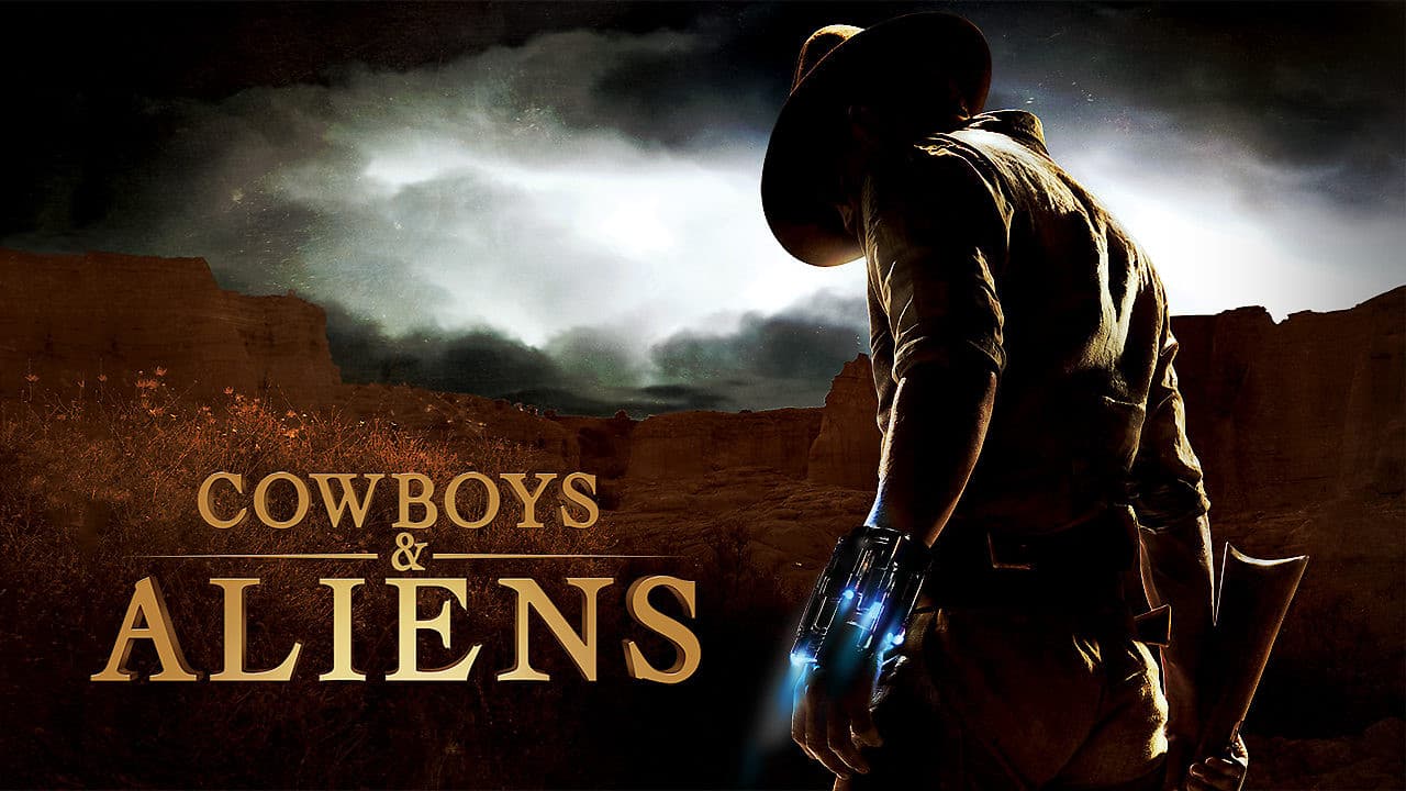 Cowboys & Aliens — backdrops with title 1