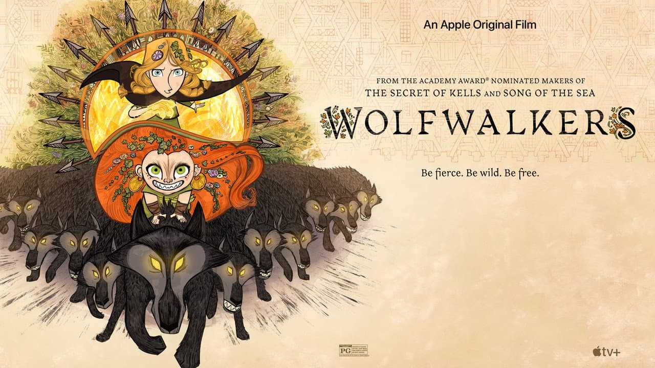 Wolfwalkers — backdrops with title 4