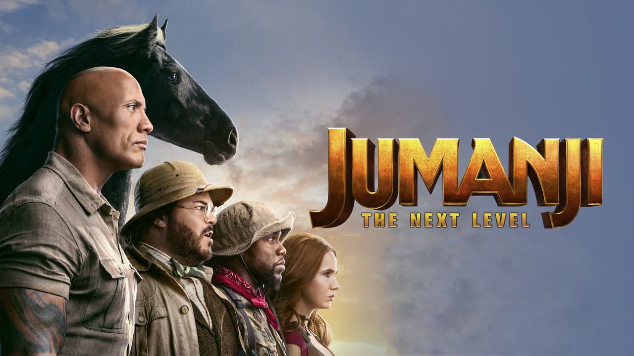 Jumanji: The Next Level — backdrops with title 4