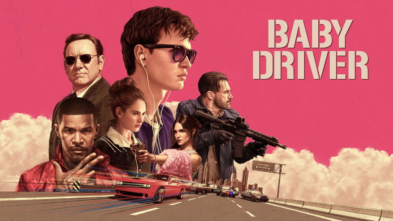 Baby Driver — backdrops with title 1