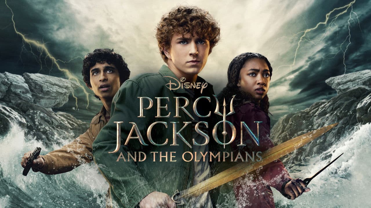 Percy Jackson and the Olympians — backdrops with title 1