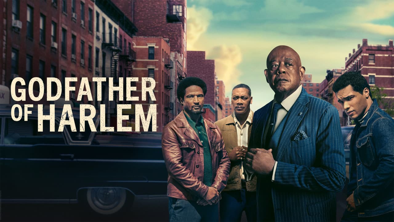 Godfather of Harlem — backdrops with title 1