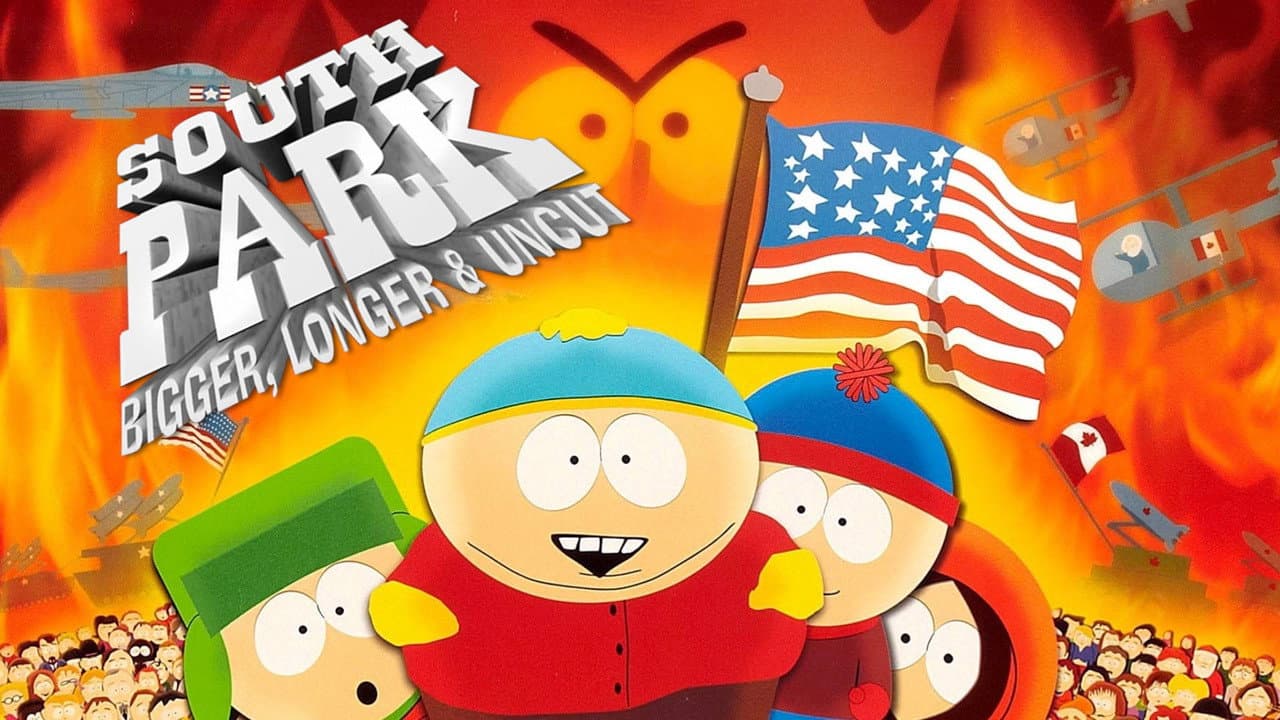 South Park: Bigger, Longer & Uncut — backdrops with title 3