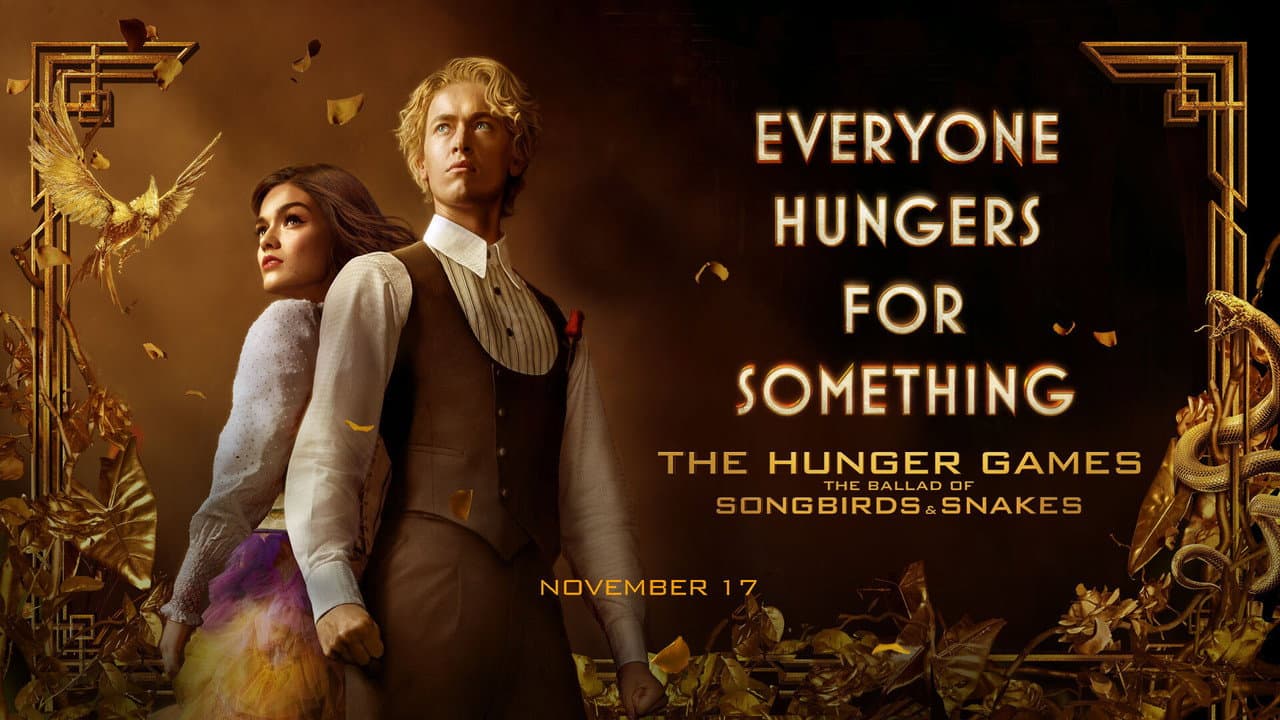 The Hunger Games: The Ballad of Songbirds & Snakes — backdrops with title 6