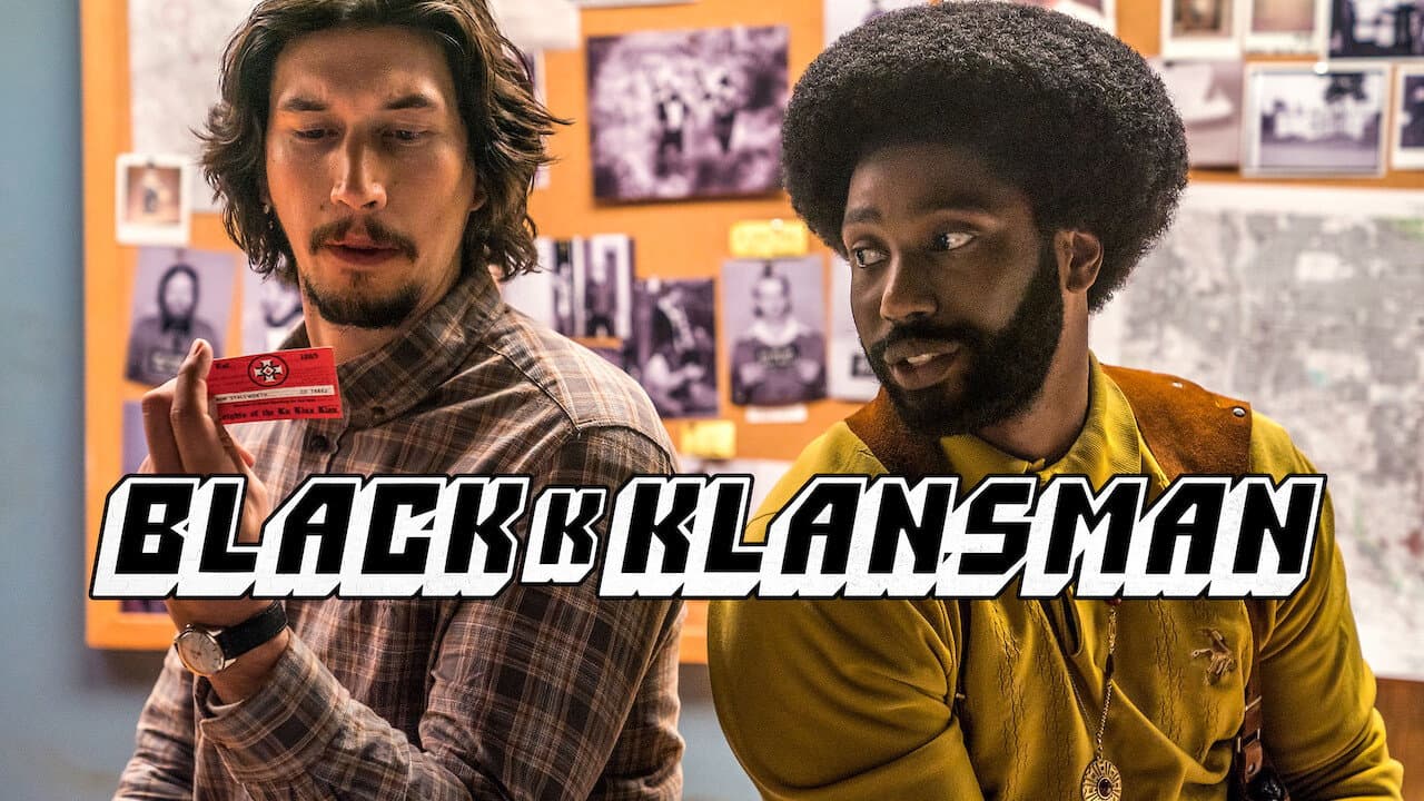 BlacKkKlansman — backdrops with title 4