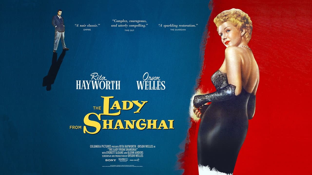 The Lady from Shanghai — backdrops with title 2
