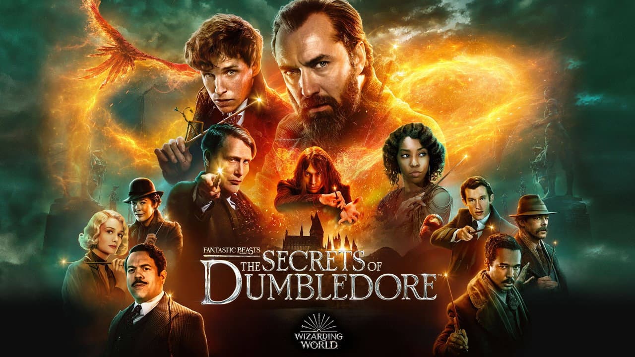 Fantastic Beasts: The Secrets of Dumbledore — backdrops with title 8