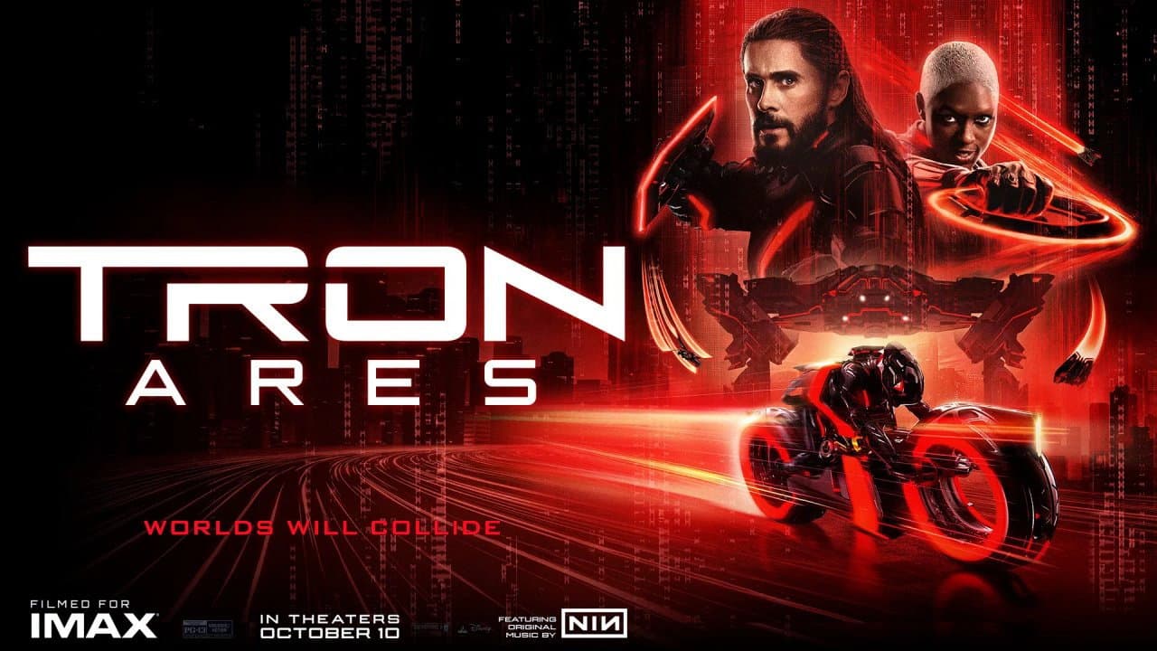 TRON: Ares — backdrops with title 6