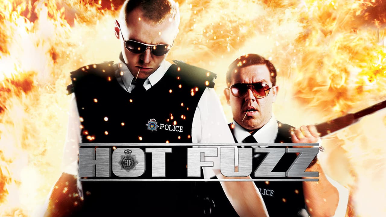 Hot Fuzz — backdrops with title 4