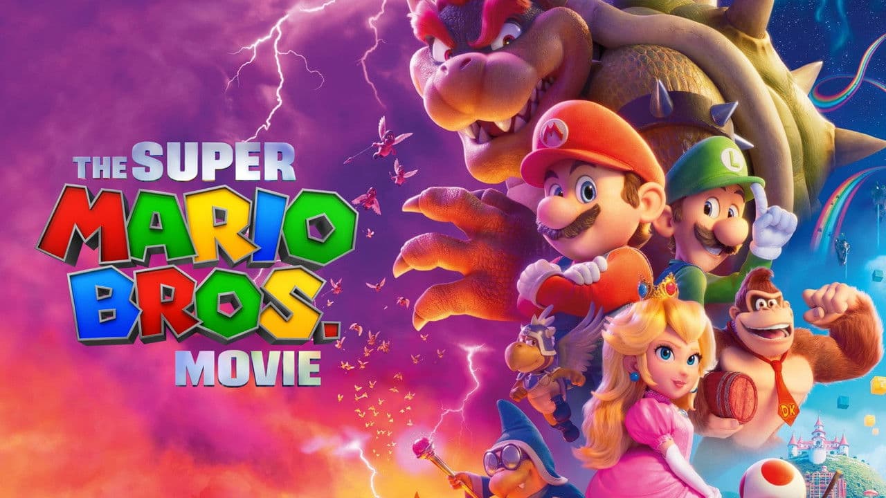 The Super Mario Bros. Movie — backdrops with title 7