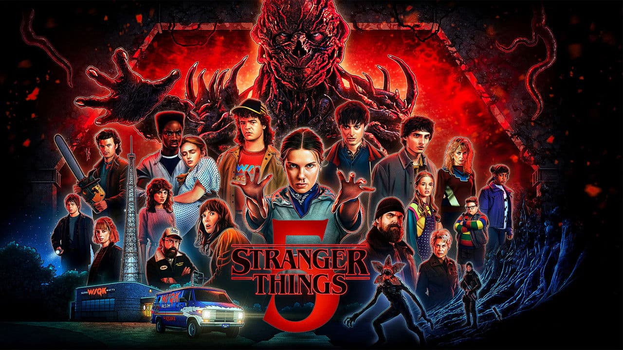 Stranger Things — backdrops with title 3