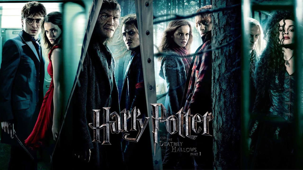 Harry Potter and the Deathly Hallows: Part 1 — backdrops with title 6