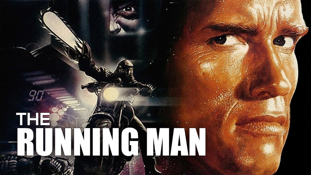 The Running Man — backdrops with title 3