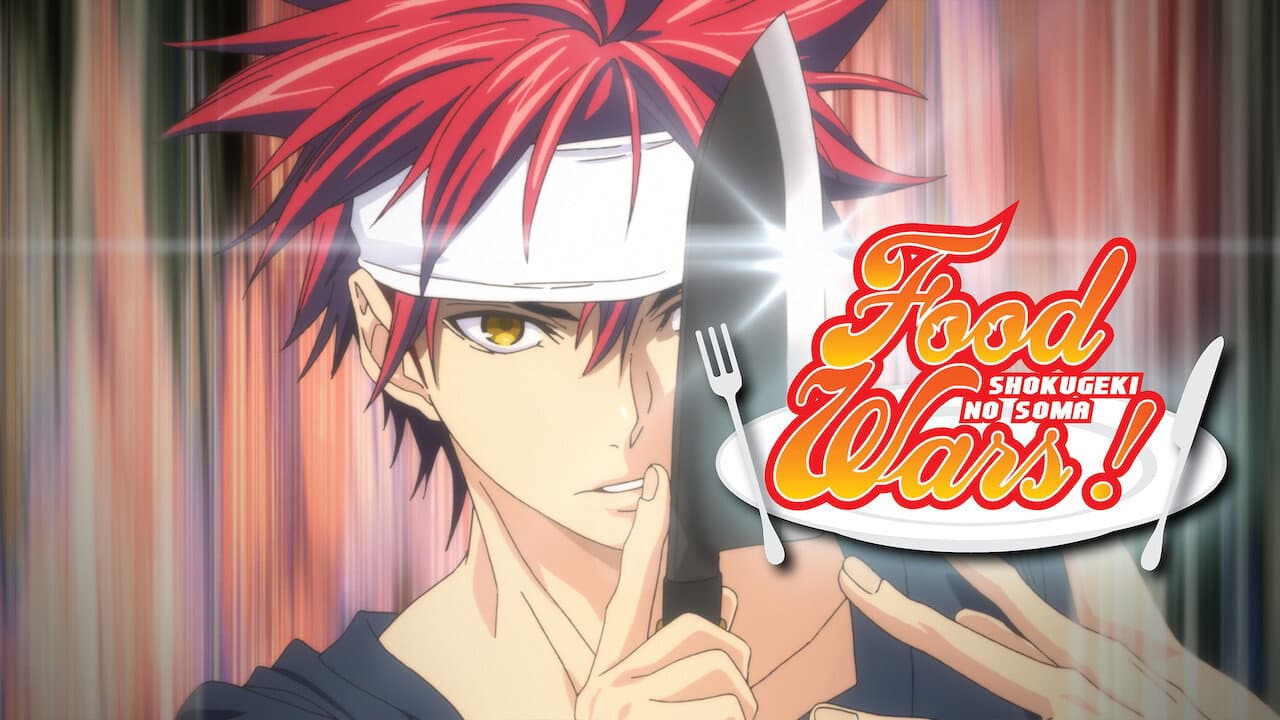 Food Wars! Shokugeki no Soma — backdrops with title 3