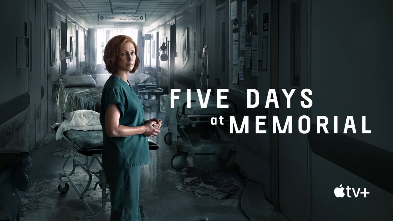 Five Days at Memorial — backdrops with title 6
