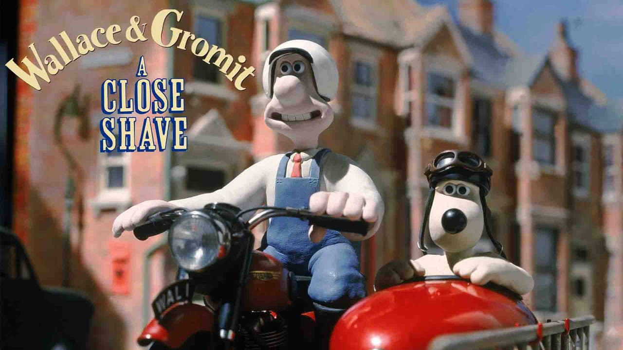 A Close Shave — backdrops with title 5