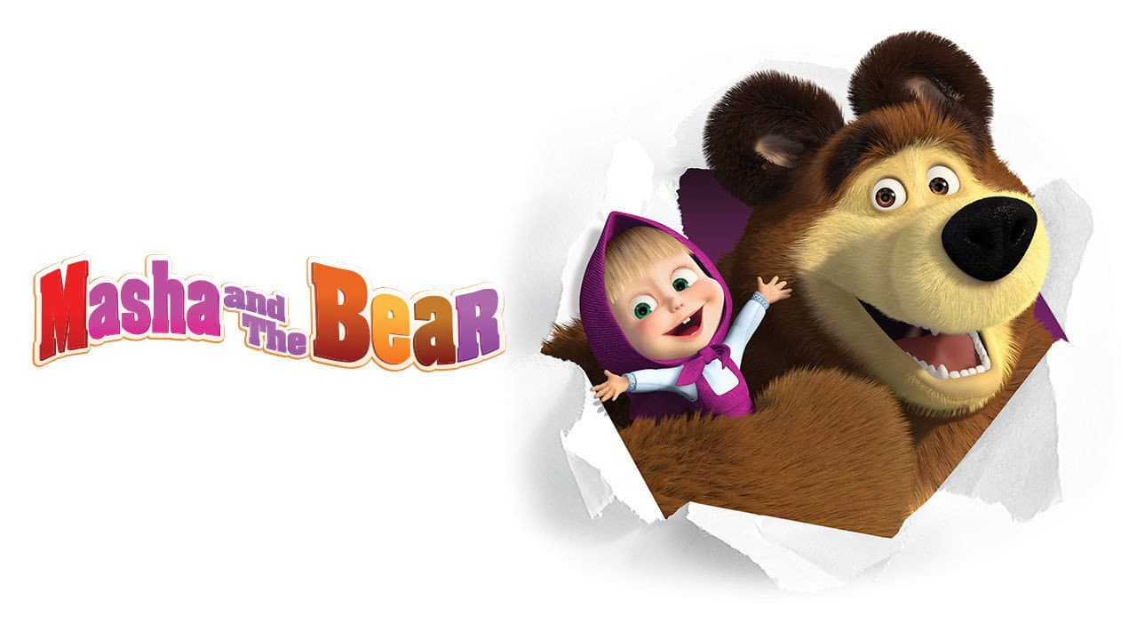 Masha and the Bear — backdrops with title 1