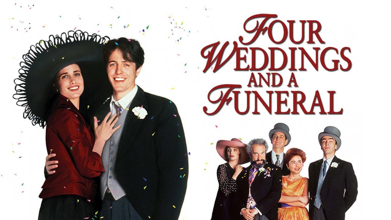 Four Weddings and a Funeral — backdrops with title 1