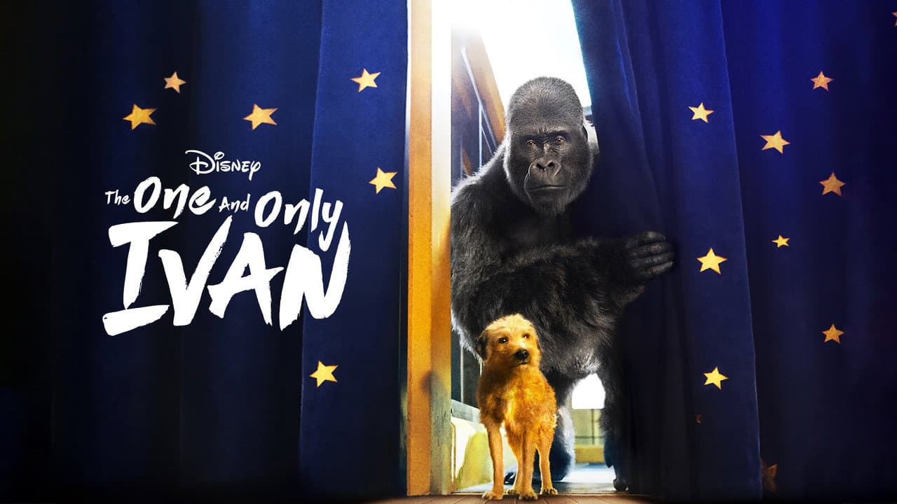 The One and Only Ivan — backdrops with title 4