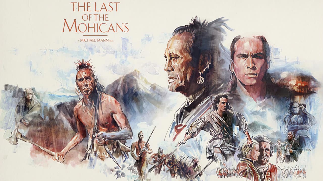 The Last of the Mohicans — backdrops with title 4