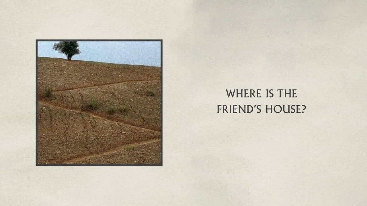 Where Is The Friend's House? — backdrops with title 2