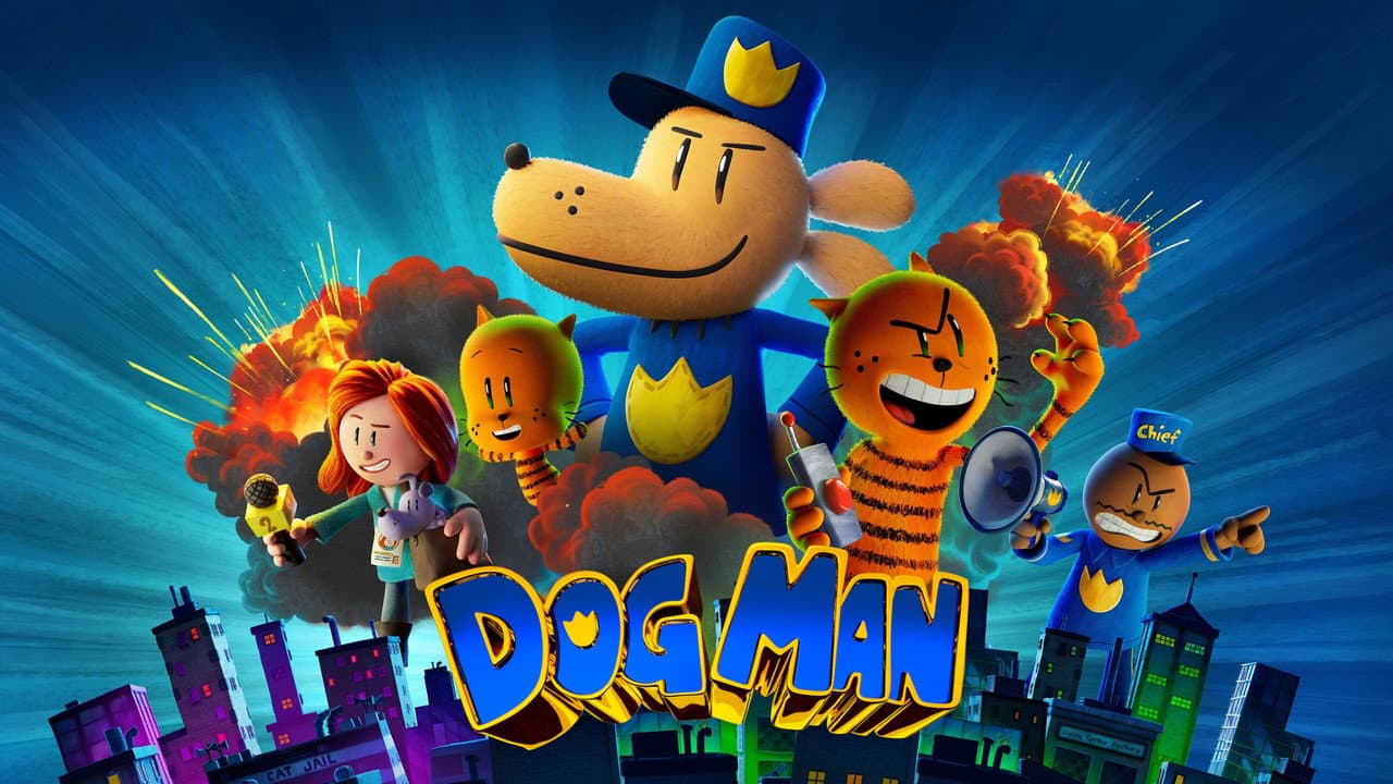 Dog Man — backdrops with title 7