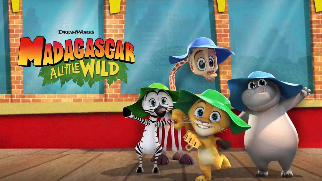 Madagascar: A Little Wild — backdrops with title 1