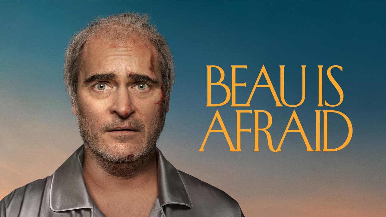 Beau Is Afraid — backdrops with title 2
