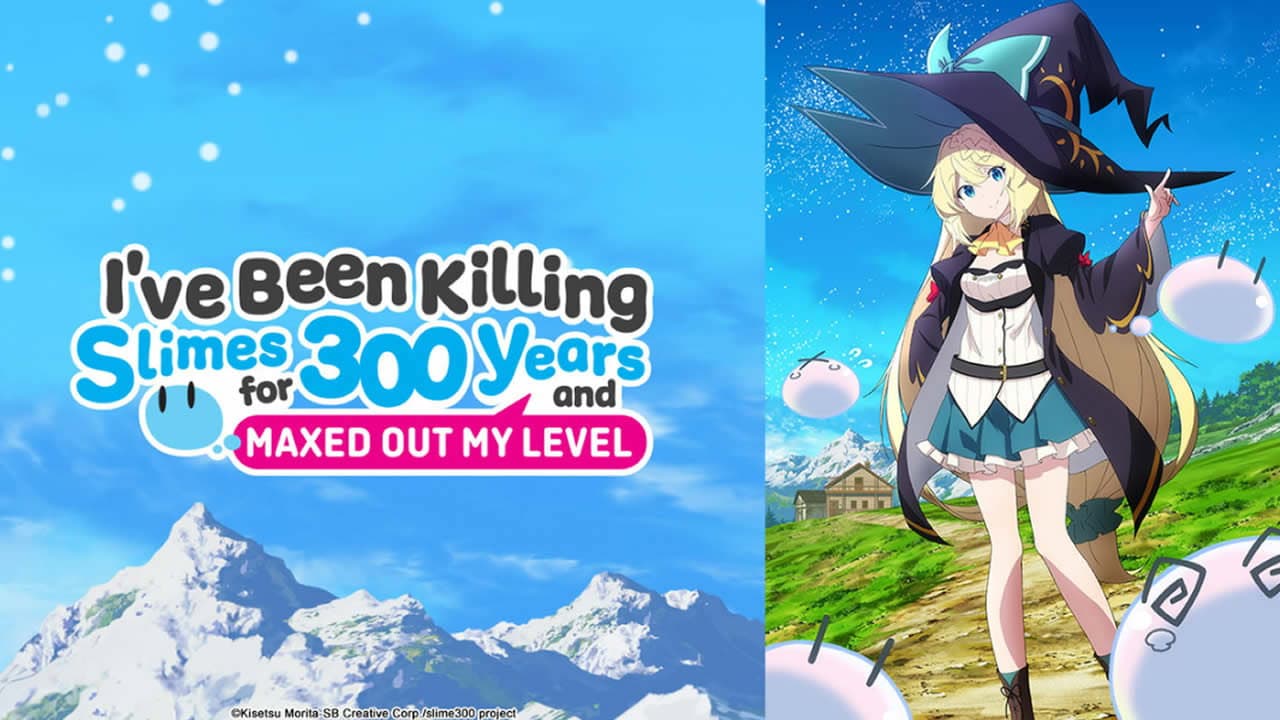 I've Been Killing Slimes for 300 Years and Maxed Out My Level — backdrops with title 1