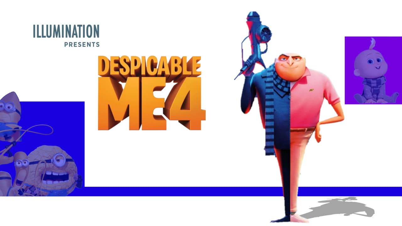 Despicable Me 4 — backdrops with title 1