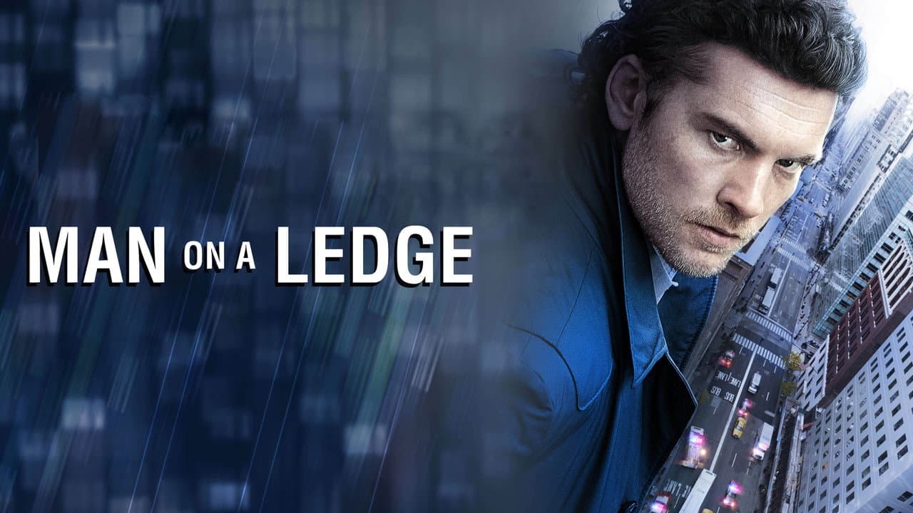 Man on a Ledge — backdrops with title 1