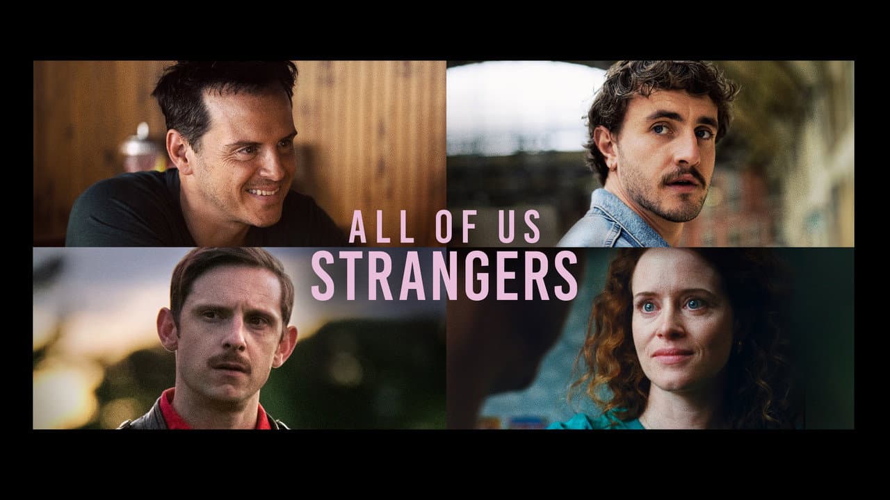 All of Us Strangers — backdrops with title 3