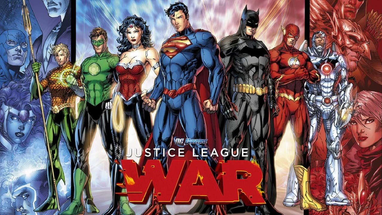 Justice League: War — backdrops with title 1