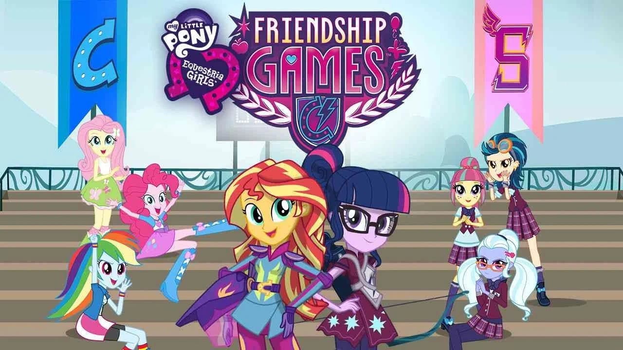 My Little Pony: Equestria Girls - Friendship Games — backdrops with title 2