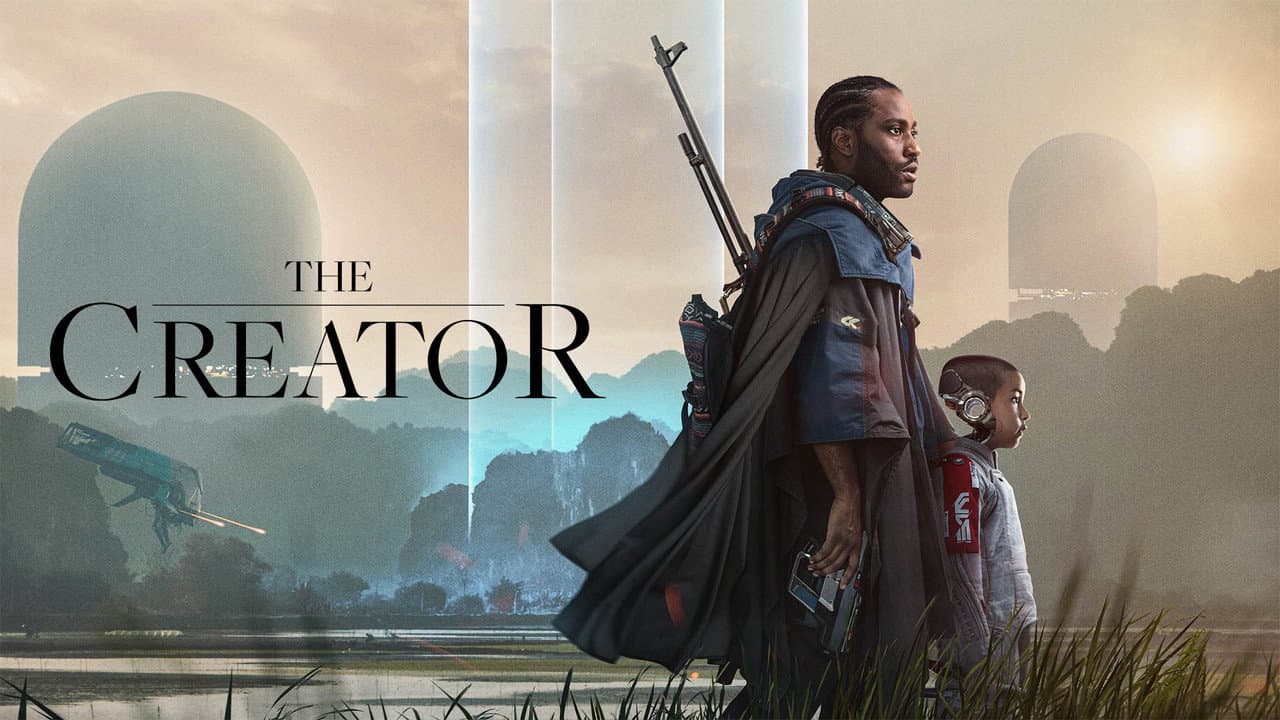 The Creator — backdrops with title 4