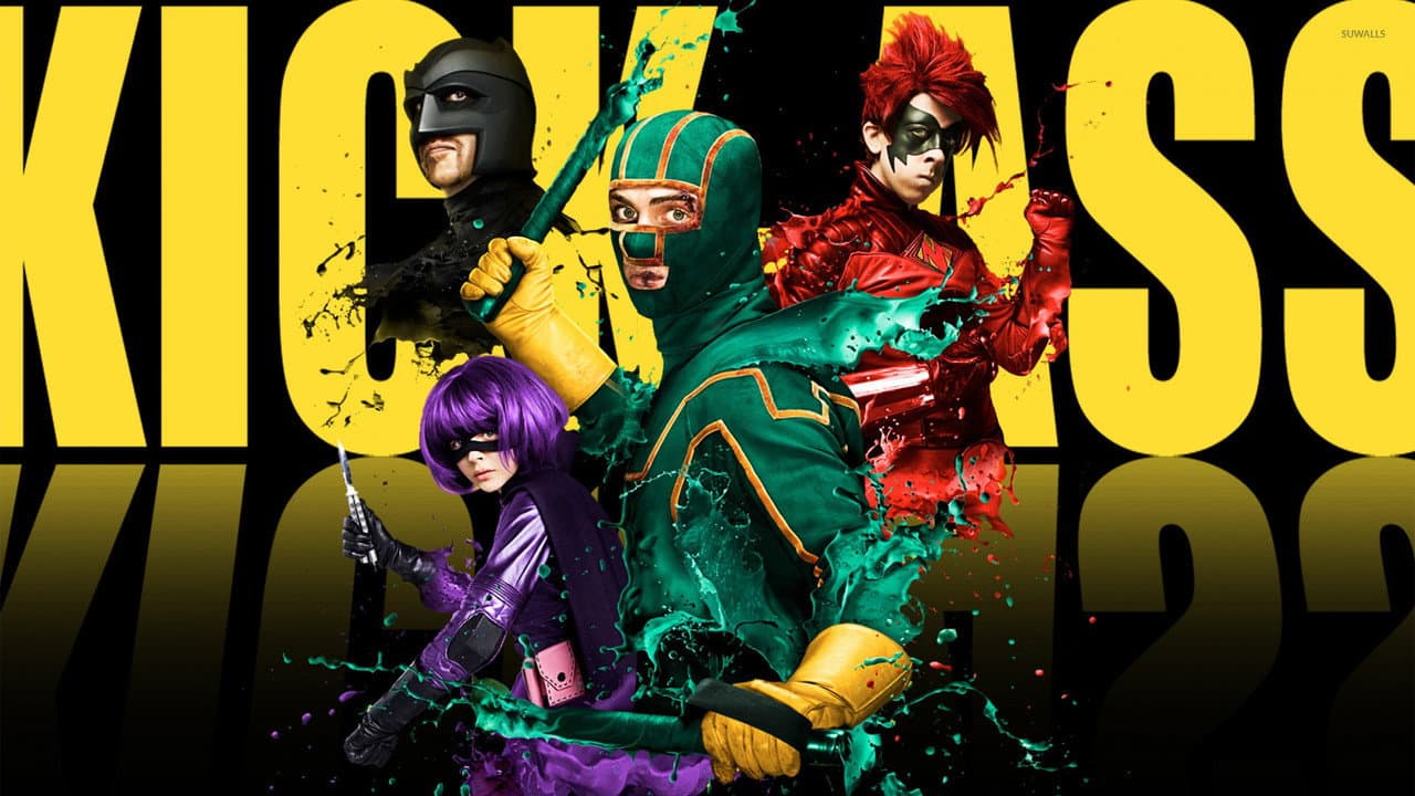 Kick-Ass — backdrops with title 1