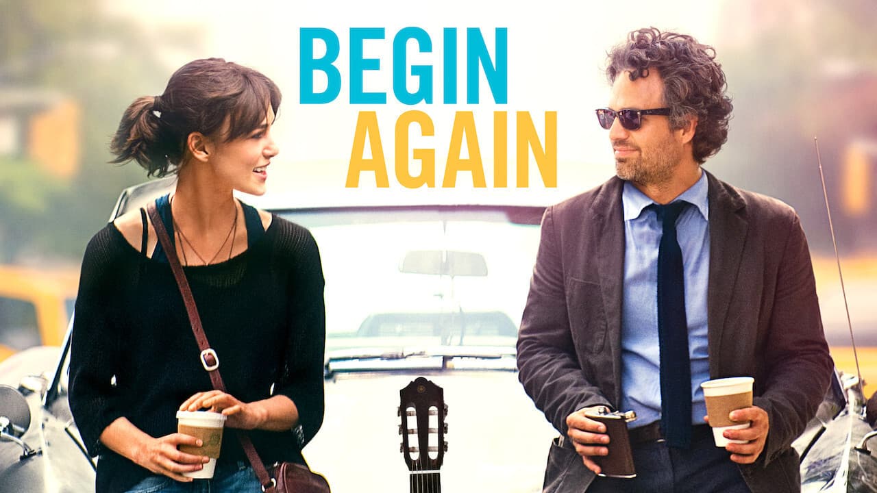 Begin Again — backdrops with title 2