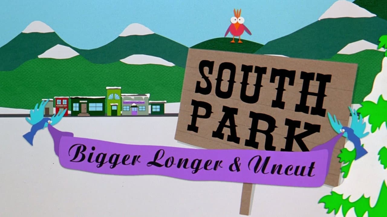 South Park: Bigger, Longer & Uncut — backdrops with title 1