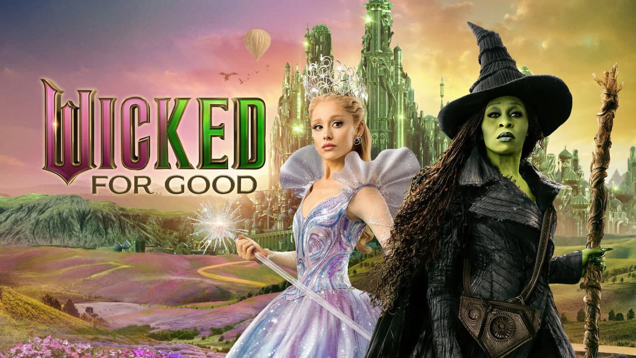 Wicked: For Good — backdrops with title 2