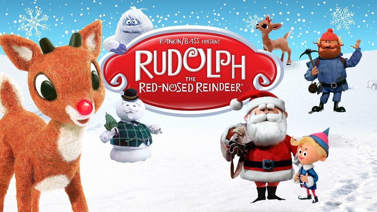 Rudolph the Red-Nosed Reindeer — backdrops with title 8