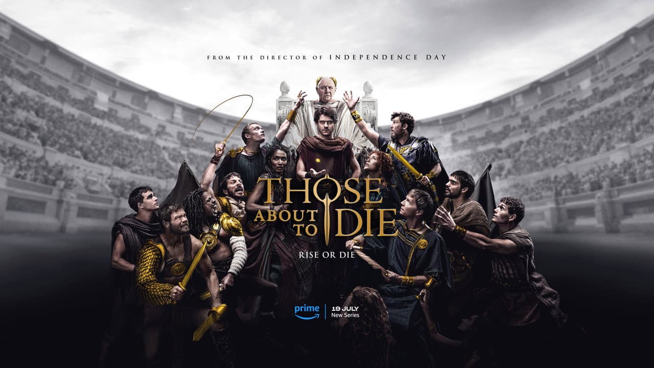 Those About to Die — backdrops with title 4