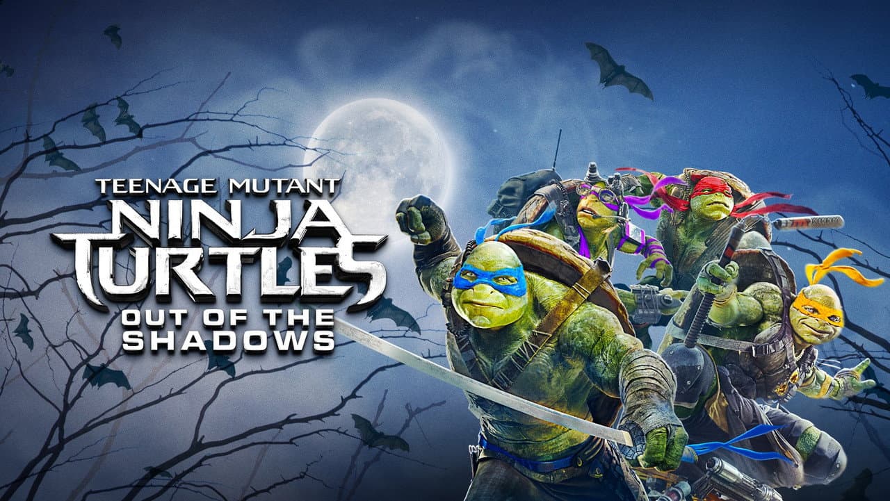 Teenage Mutant Ninja Turtles: Out of the Shadows — backdrops with title 2