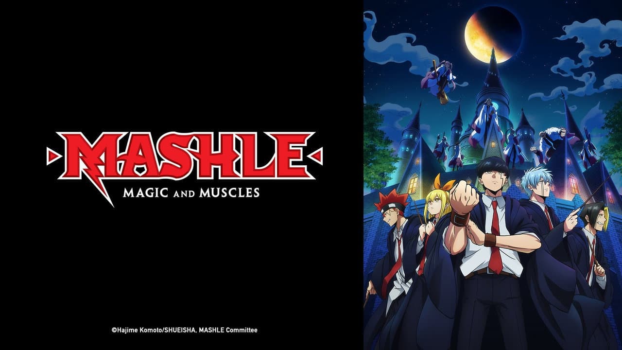 MASHLE: MAGIC AND MUSCLES — backdrops with title 2