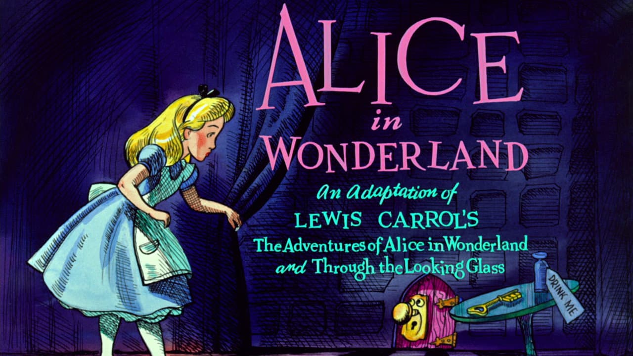 Alice in Wonderland — backdrops with title 3