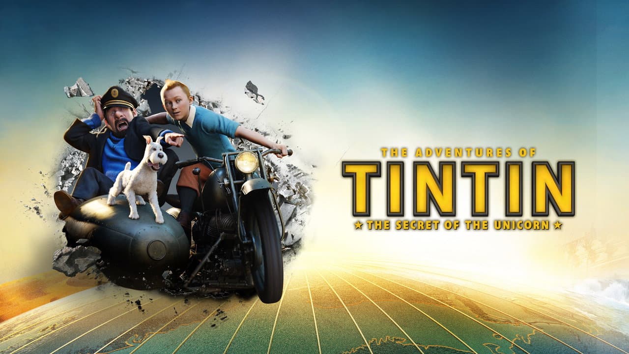 The Adventures of Tintin — backdrops with title 3