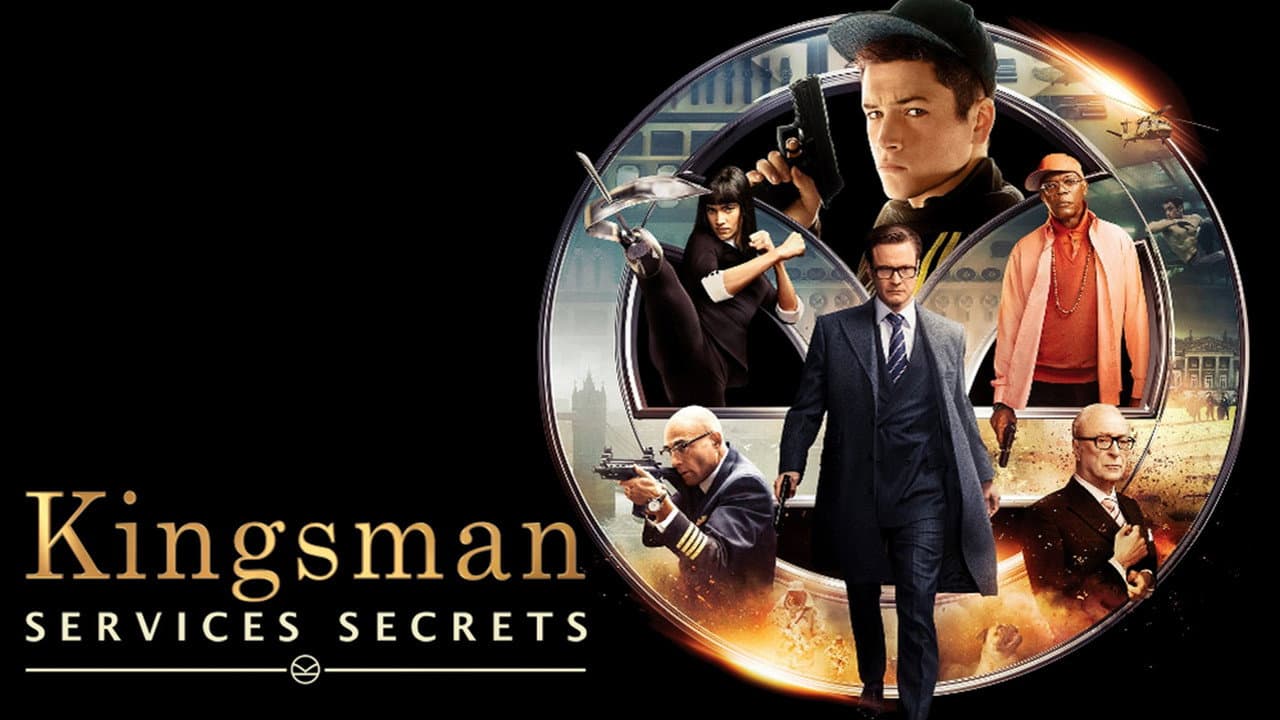 Kingsman: The Secret Service — backdrops with title 5