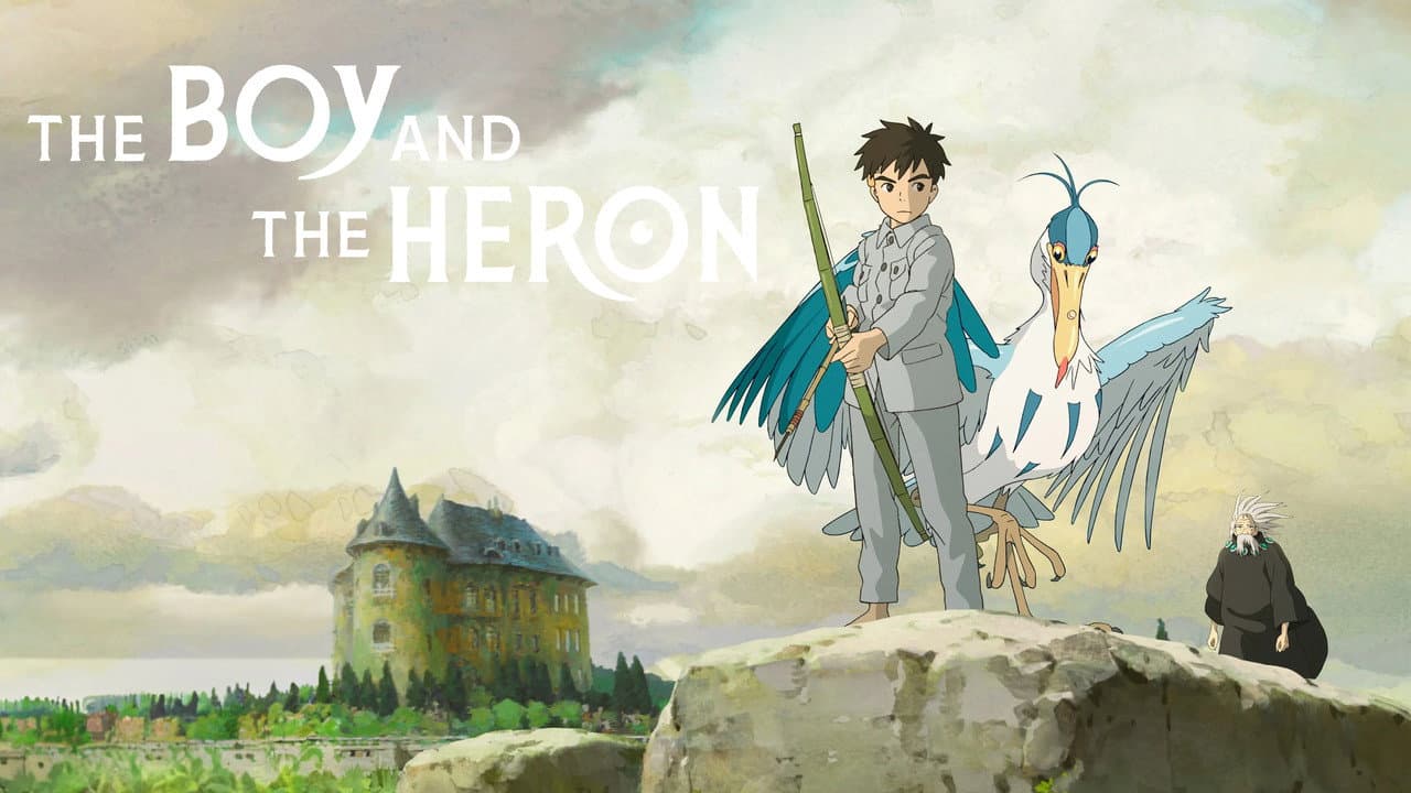 The Boy and the Heron — backdrops with title 4